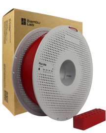 Filamento PLA Lite Red (Vermelho) - Bambu Lab
