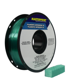 Filamento PETG Translucido Verde - Masterprint
